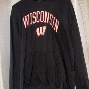 Wisconsin Black Sweater